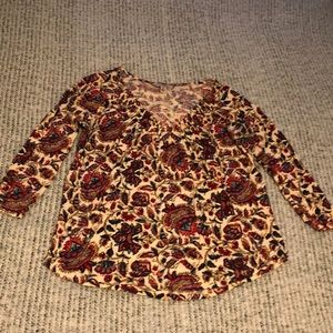 Lucky Brand Scoop-Neck Blouse